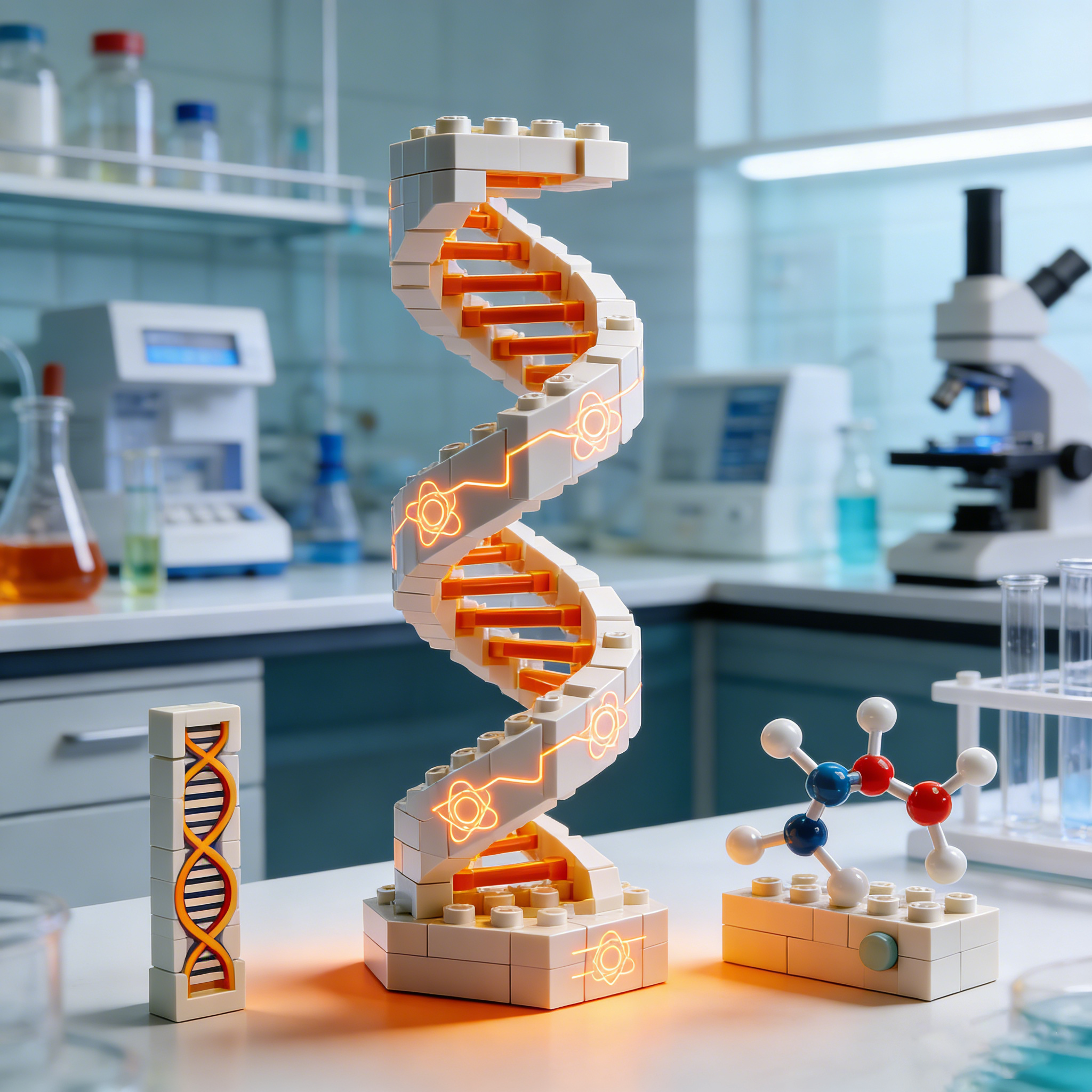 DNA Helix Science Building Set