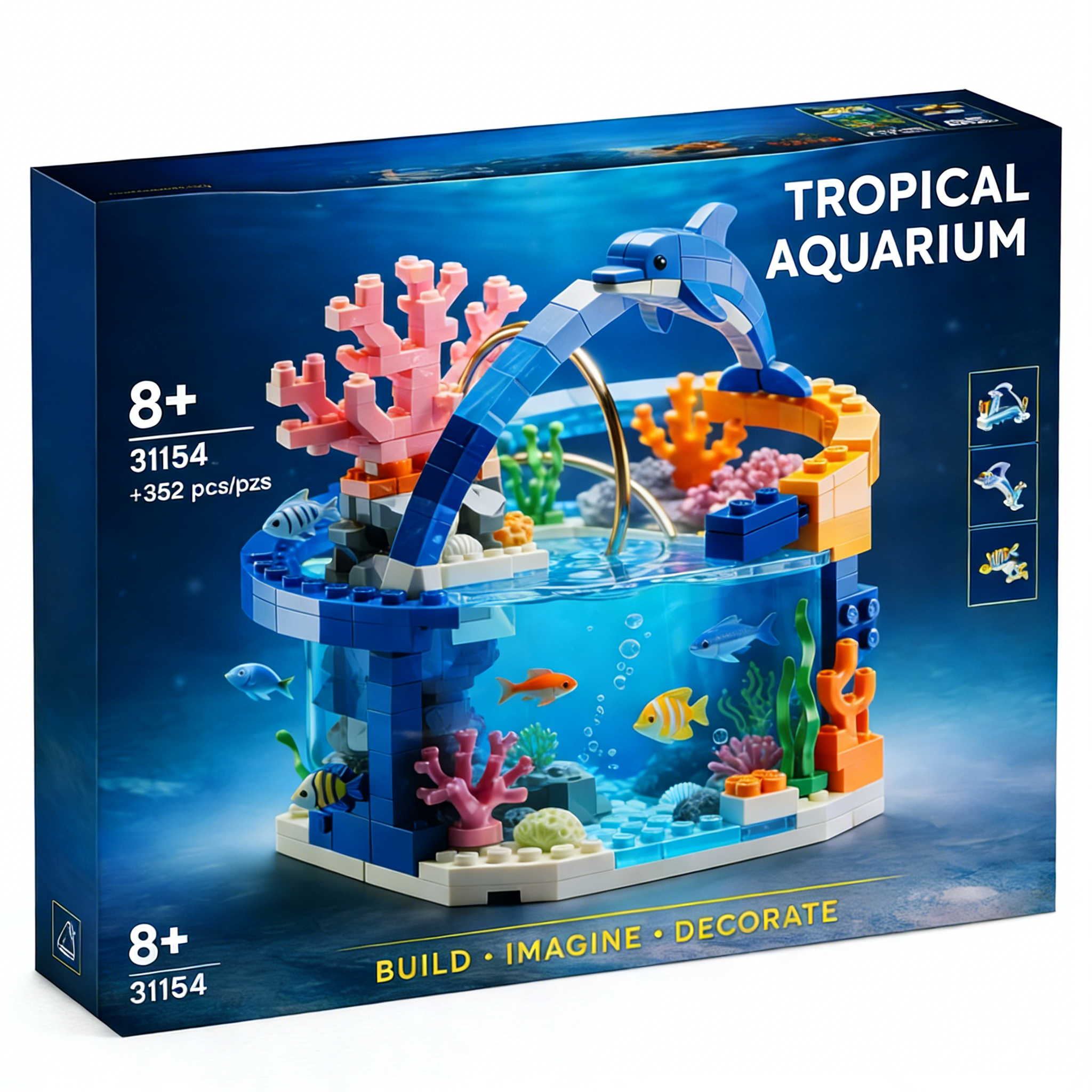 Ocean Adventure Aquarium Building Set